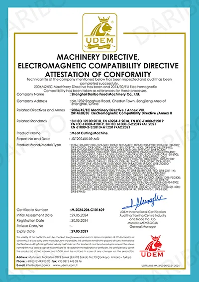 CE (Meat Cutting Machine)